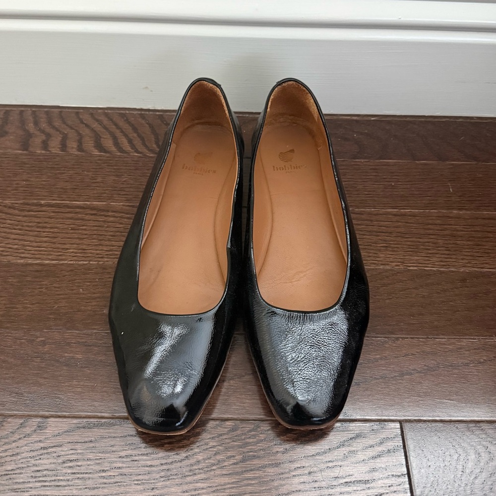 Bobbies Paris Adélie Square Toe Flats - Picture 2 of 6